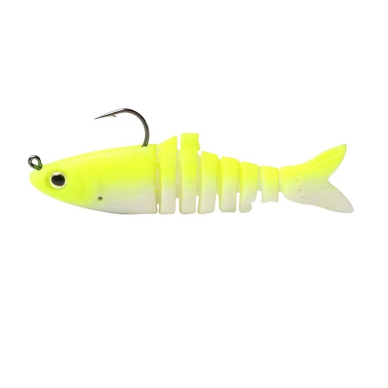 SHADS SWIM SHAD CHARTRUESE BACK MULLET