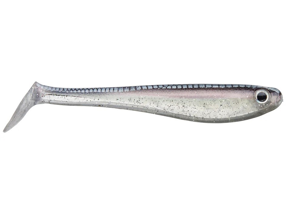 5 INCH HOLLOW SHADS SILVER FLASH