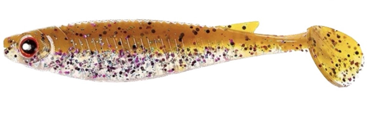 4 INCH MULLET PADDLE TAILS PEARL BROWN